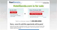 Desktop Screenshot of hotelganda.com